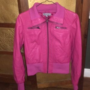 Madmadele Faux Leather Jacket